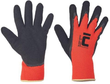 Rukavice latexové PALAWAN WINTER, oranžové latex, veľ.9/L