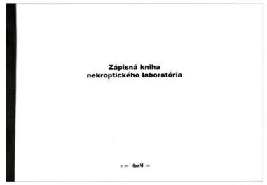 Zápisná kniha nekroptického laboratória, A4, 100 listov