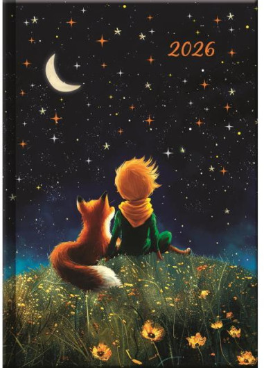 Diár týždenný A5 14,2 x 20,4 cm - ART Malý princ 2026