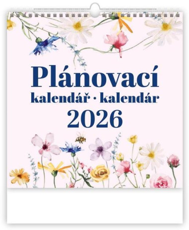 Nástenný kalendár plánovací 30 x 30 cm 2026