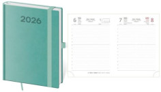 Diár Print Pop denný B6 12x16,5cm svetlo zelený 2026