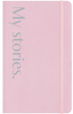 Zápisník My Stories A5 ružový 21,6 x 13,4 cm