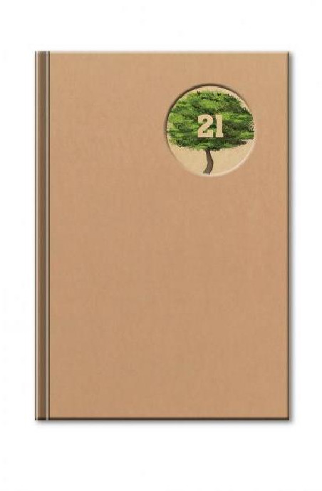 Denný diár A5 - FOLK červený