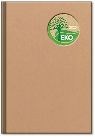 Denný diár A5 - FOLK EXTRA červený