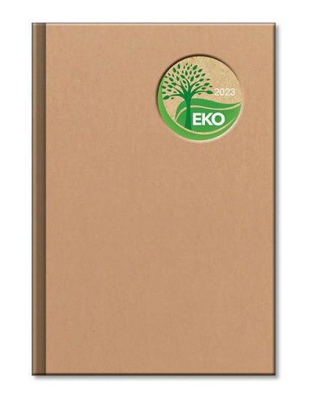 Denný diár A5 - FOLK EXTRA červený