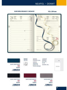 Manager diár B5 - FALCON modrý