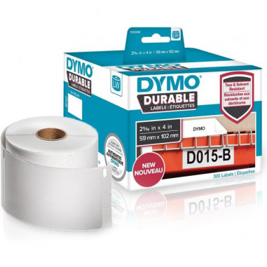 Samolepiace etikety Dymo LW 102x59mm polypropylénové s ochrannou vrstvou biele