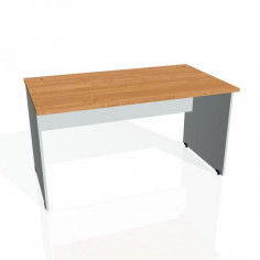 Pracovný stôl Gate, 140x75,5x80 cm, jelša/sivý