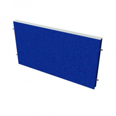 Paraván na plochu stola Akustik, 80 cm, sv.sivý