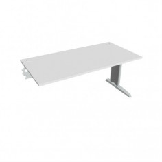 Pracovný stôl Flex, 160x75,5x80 cm, biely/kov