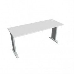 Pracovný stôl Flex, 160x75,5x60 cm, biely/kov