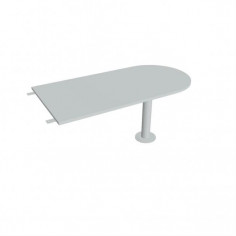 Doplnkový stôl Flex, 160x75,5x80 cm, sivá/kov