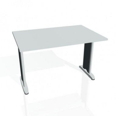 Rokovací stôl Flex, 120x75,5x80 cm, sivý/kov
