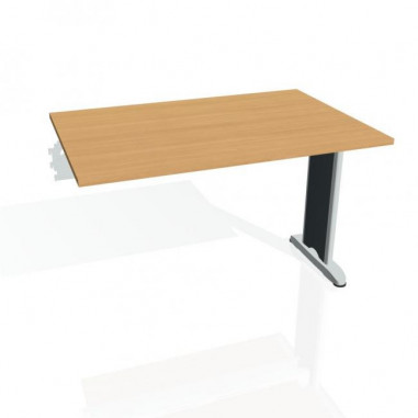 Rokovací stôl Flex, 120x75,5x80 cm, buk/kov
