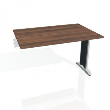 Rokovací stôl Flex, 120x75,5x80 cm, orech/kov