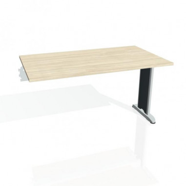 Rokovací stôl Flex, 140x75,5x80 cm, agát/kov