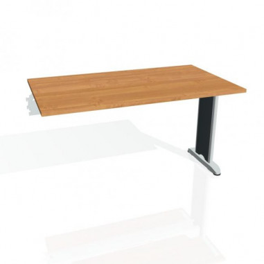 Rokovací stôl Flex, 140x75,5x80 cm, jelša/kov
