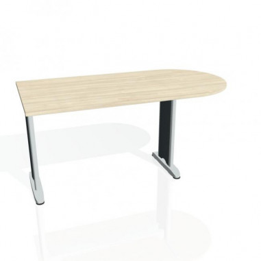 Doplnkový stôl Flex, 160x75,5x80 cm, agát/kov