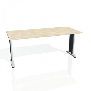 Rokovací stôl Flex, 180x75,5x80 cm, agát/kov