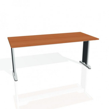 Rokovací stôl Flex, 180x75,5x80 cm, čerešňa/kov