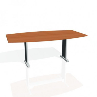 Rokovací stôl Flex, 200x75,5x110 cm, čerešňa/kov