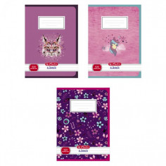 Zošit Herlitz 523 A5 linajkový 70g/m2 mix motívov dievčatá