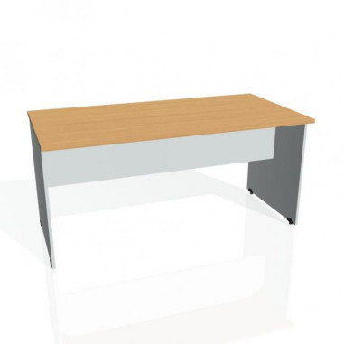 Rokovací stôl Gate, 160x75,5x80 cm, buk/sivá