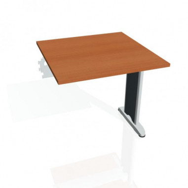 Rokovací stôl Flex, 80x75,5x80 cm, čerešňa/kov