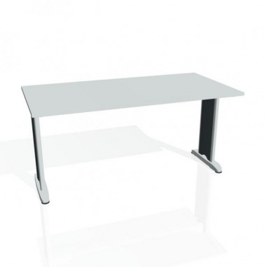 Rokovací stôl Flex, 160x75,5x80 cm, sivý/kov