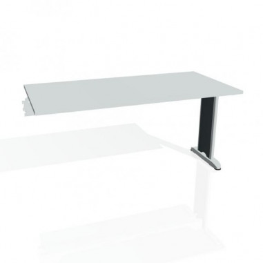 Rokovací stôl Flex, 160x75,5x80 cm, sivý/kov