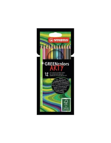 Farbičky STABILO GREENcolors 12ks `ARTY`