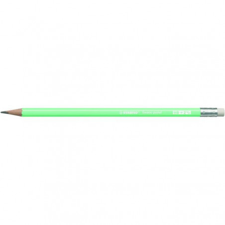 Ceruzka STABILO Swano Pastel HB s gumou pastel zelená