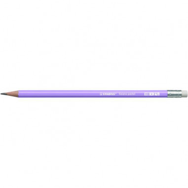 Ceruzka STABILO Swano Pastel HB s gumou pastel fialová