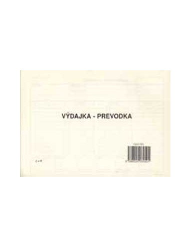 Výdajka - prevodka s DPH, A5