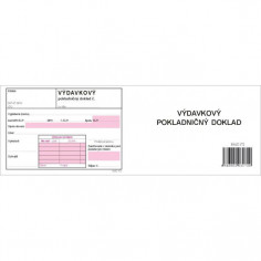 Výdavkový pokladničný doklad, A6, s DPH, samoprepis...