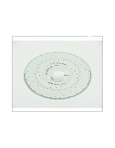Tachografické kotúče Kienzle 125-24 4KA, 100 ks