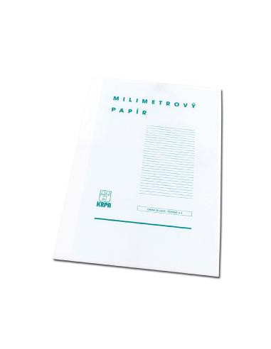 Milimetrový papier A4, bal. 50 ks