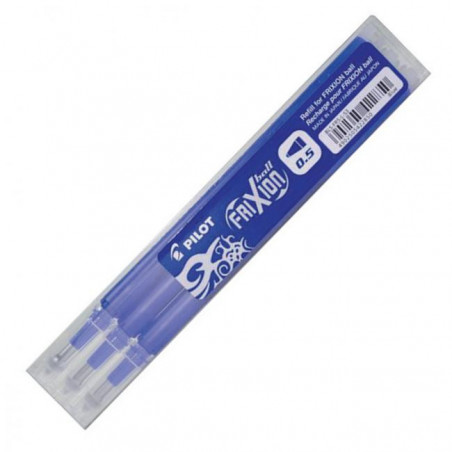 Náhradná náplň do gumovacieho rollera PILOT Frixion 0,5mm modrá 3ks