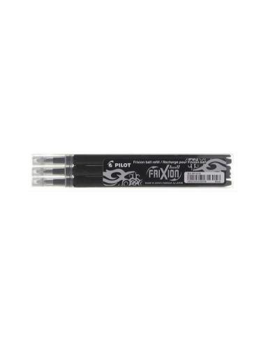 Náhradná náplň do gumovacieho rollera PILOT Frixion 0,7mm čierna 3ks