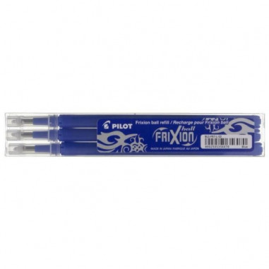 Náhradná náplň do gumovacieho rollera PILOT Frixion 0,7mm modrá 3ks
