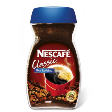 Káva NESCAFÉ CLASSIC bez kofeínu instantná 100 g