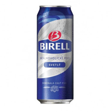 Pivo Birell nealko 24 x 0,5 ℓ Svetlé plechovka