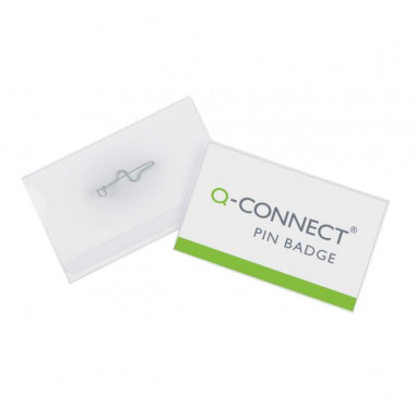 Visačka so špendlíkom Q-CONNECT 90x54mm 50ks