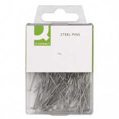 Dekoračné špendlíky Q-CONNECT strieborné 30mm