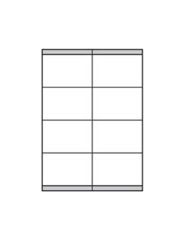 Etikety univerzálne 105x72mm Etibox A4 100 hárkov