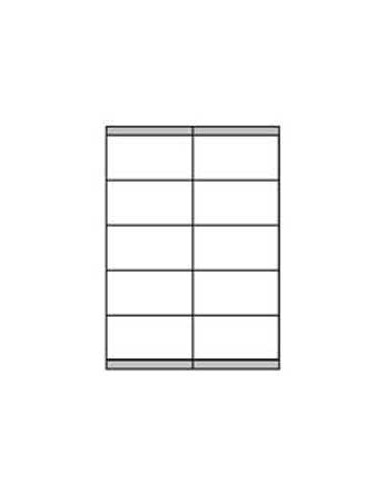 Etikety univerzálne 105x57mm Etibox A4 100 hárkov