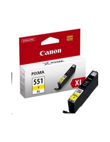 Atramentová náplň Canon CLI-551 Y pre MG 5450/6350/iP7250 yellow XL (500 str.)