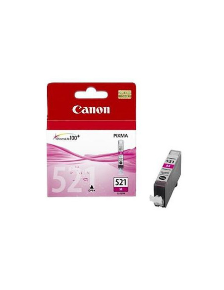 Atramentová náplň Canon CLI-521 pre MP 540/620/630/980/iP 3600/4600 magenta (460 str.)
