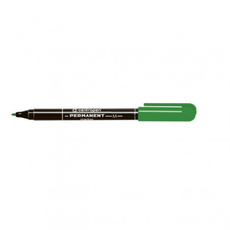 Permanentný popisovač Centropen 2846 zelený