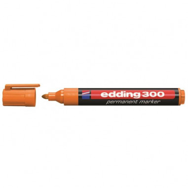 Permanentný popisovač edding 300 oranžový